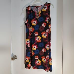 MSK Colorful Floral Mini Dress